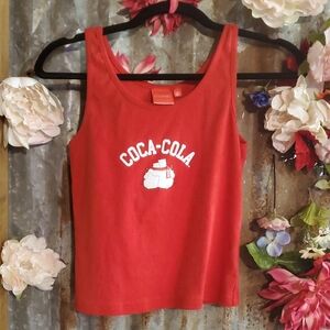 Coca-Cola Red Sleeveless Top